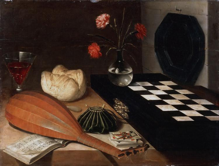 Lubin Baugin Still Life with Chessboard (mk08)